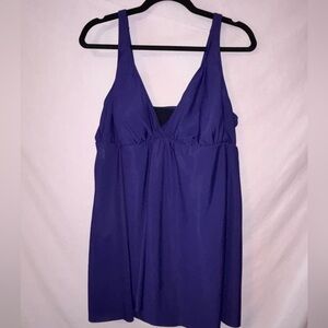 Women's Purple Swim Dress